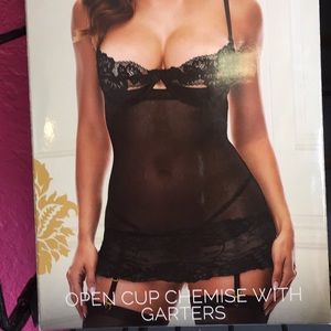 Chemise with Garters